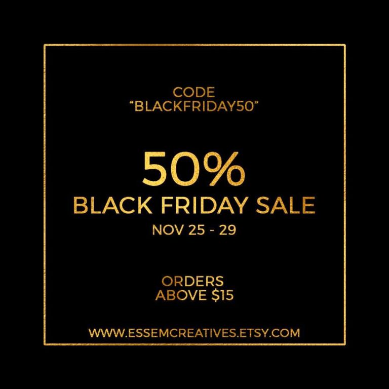 Black Friday Sale Watercolor Clipart and Design Resources