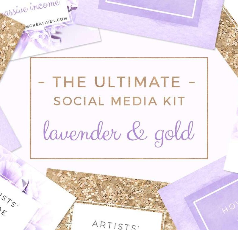 Lavender and Gold Social Media Templates | Purple Branding | Purple Floral Stock Photos for Blog | Blog Header | Website Banner | Photos for Instagram Pinterest | Purple Branding | Click through to check out this product which will simplify your life >>