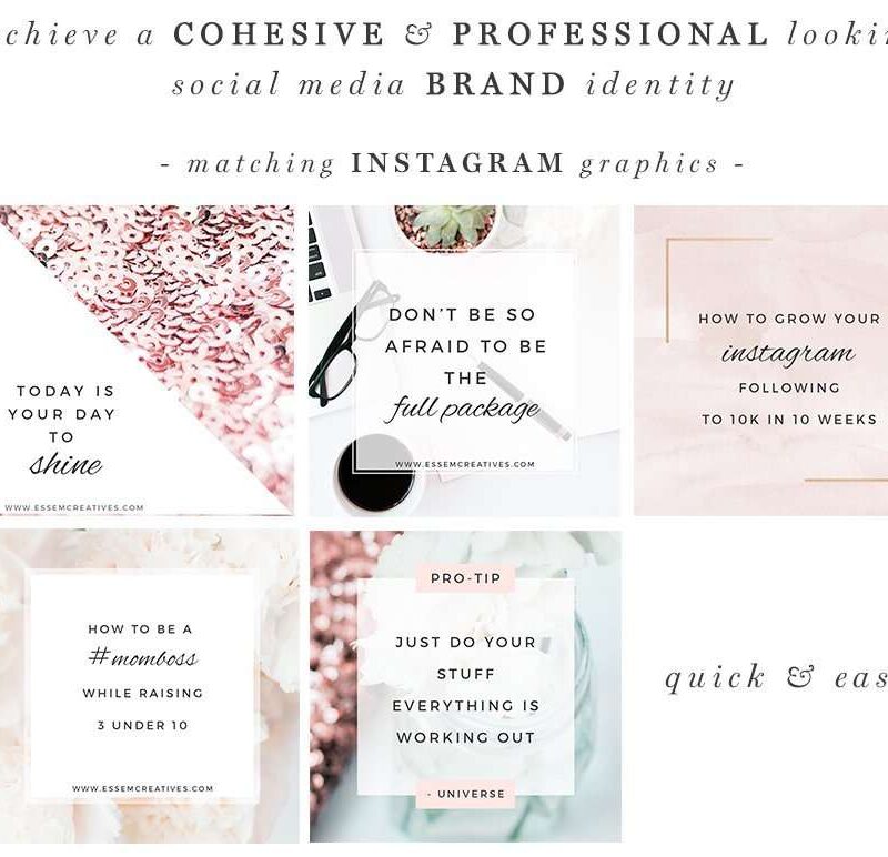 Modern Rose Gold Social Media Templates 3 Modern Rose Gold Social Media Templates | Clean Minimalist Branding | Stock Photos for Blog | Instagram Templates | Pinterest Templates | Quick and easy Social Media Graphics for Solopreneurs | Branding Essentials | Click through to check out this awesome product >>
