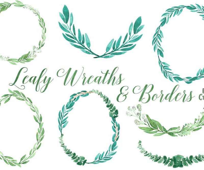 Watercolor Eucalyptus Clipart, Eucalyptus Wreaths Borders and Frames This is a set of hand painted Watercolor Eucalyptus Clipart featuring branches, wreaths, borders and frames. Eucalyptus is a super modern and trendy concept which are perfect for wedding invitations & save the date designs. Also perfect for logos & branding projects. This set includes, delicate, modern looking eucalyptus leaf graphics in stunning vibrant shades painted in a delicate, painterly style. Includes hues of sage green and teal. Click to check it out now >>