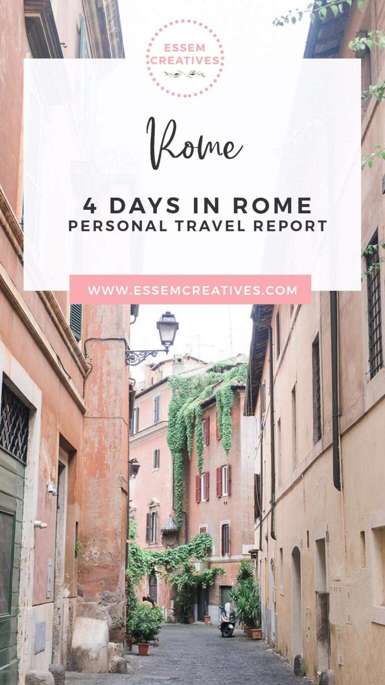 4 Days Rome Italy Itinerary - How artists and creative people travel | Rome Travel Blog | Things to Do in Rome | Prettiest parts of Rome