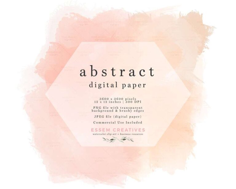 Abstract Artistic Watercolor Paint Background Backdrop Digital Paper ...