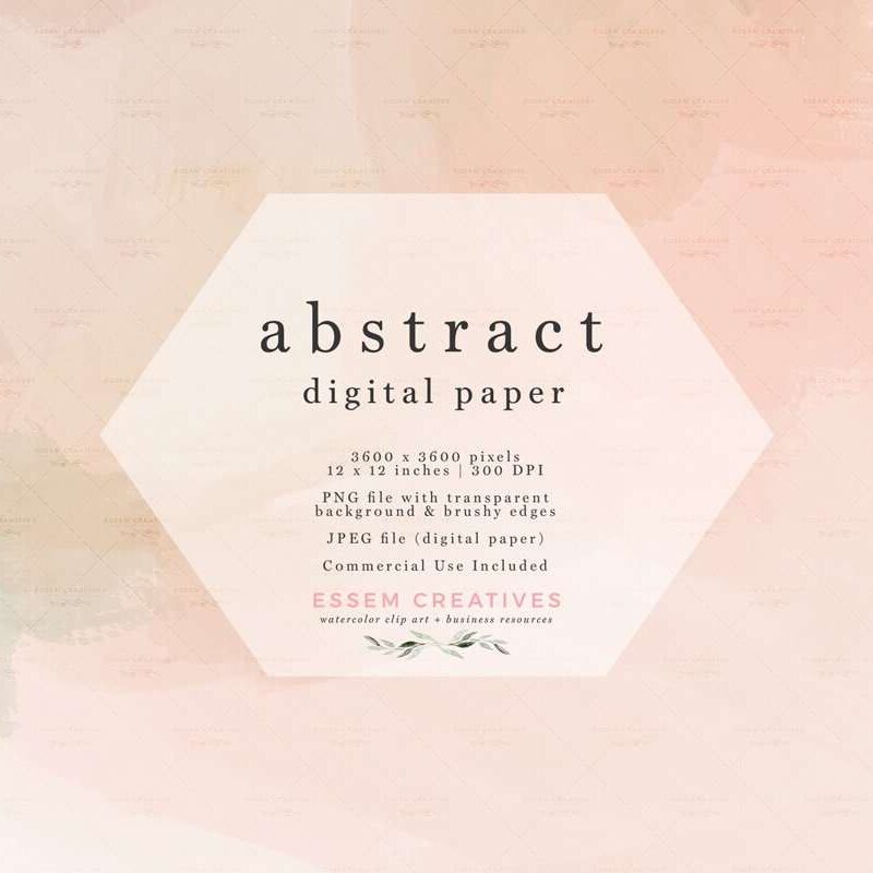 Neutrals Abstract Watercolor Digital Paper Background Commercial Use| These are perfect for creating watercolor wedding invitations, labels, bullet journal, save the date cards, Instagram story background, photography marketing material, feminine logo and blog brand, birthday party, baby bridal shower, planner stickers, planner dashboard decor, wall art prints. #watercolor #watercolortexture #weddinginvitation #scrapbooking #digitalplanning