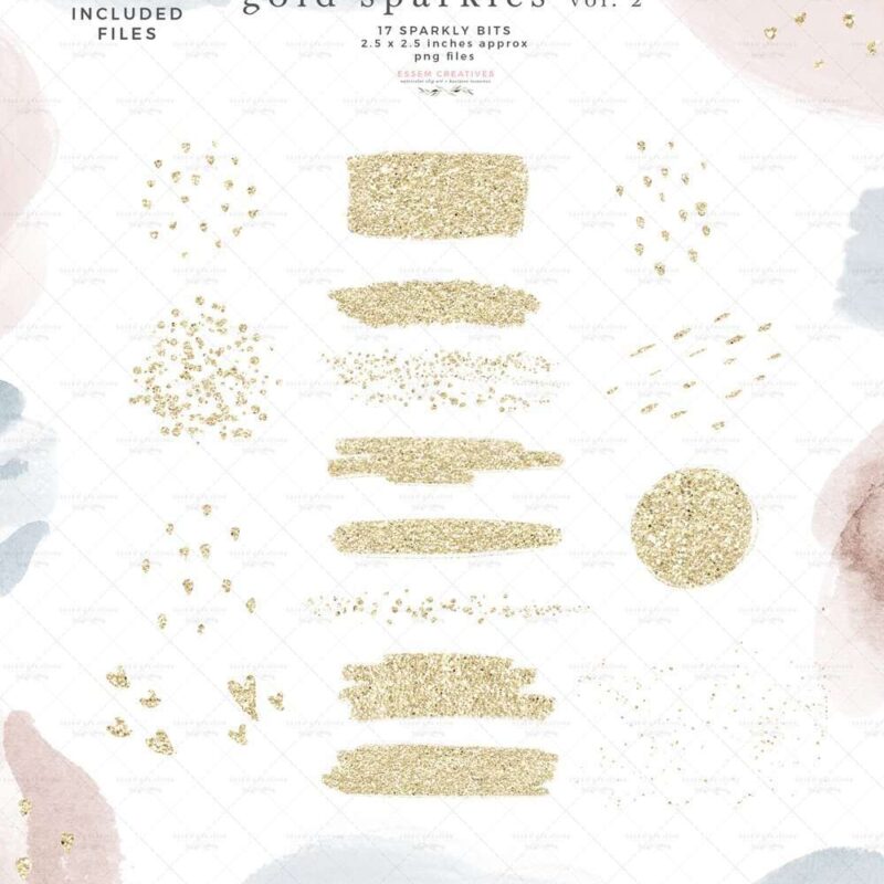 Gold Sparkles Brush Strokes Glitter Confetti Overlay Clipart with Transparent Background | Scrapbooking, Instagram Story Highlight Icons, NEW gold sparkle clipart for watercolor labels, birthday party invitations, get well soon cards, bullet journal, birthday party, baby shower, bridal shower invitations, planner stickers, planner dashboard decor, wall art prints, sublimation, digital or mixed or paper scrapbooking, branding, shop graphics, watercolor texture #goldfoil #digitalplanner