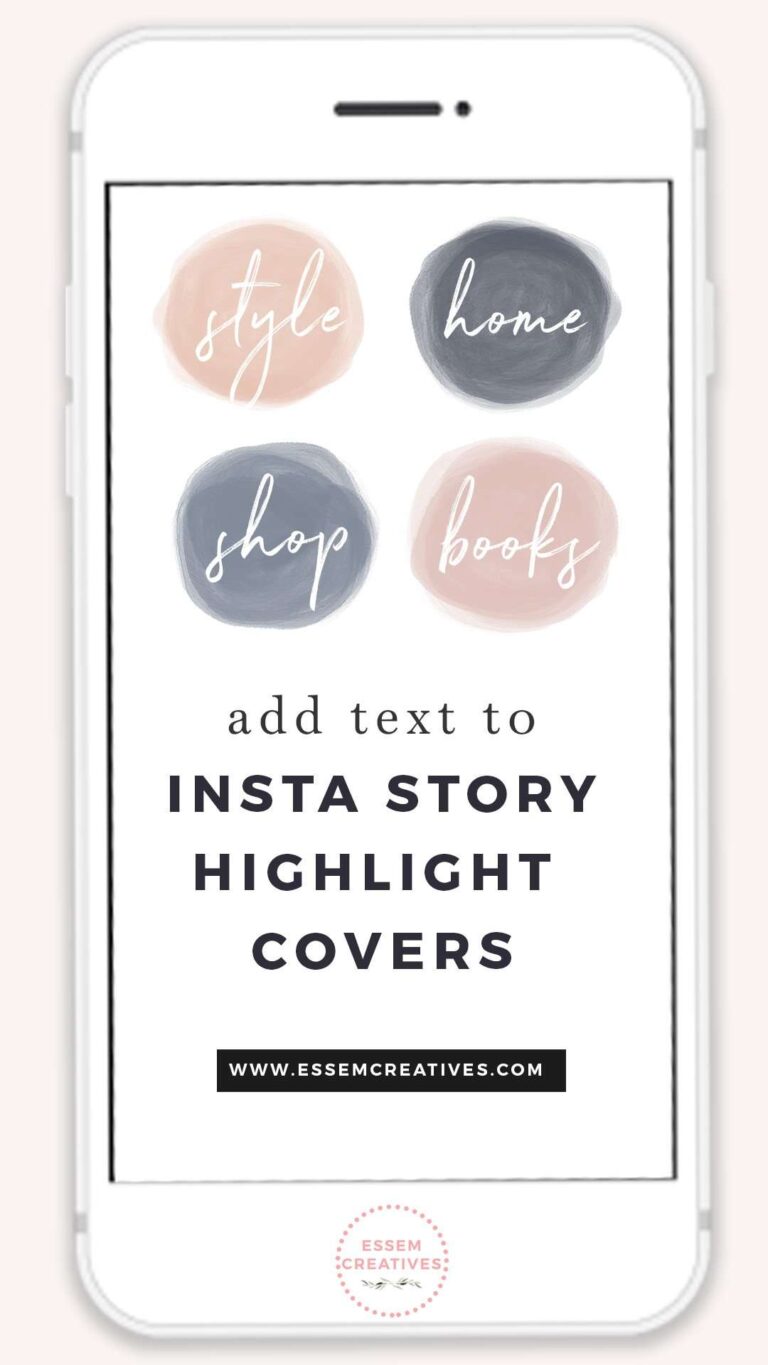 How to Add Text to Instagram Story Highlight Cover Icons | Do you want to personalise your Instagram Story Highlight Cover Icons with text labels? I'll show you how exactly to do that in under 10 mins on your phone in this tutorial! Click to see more>>