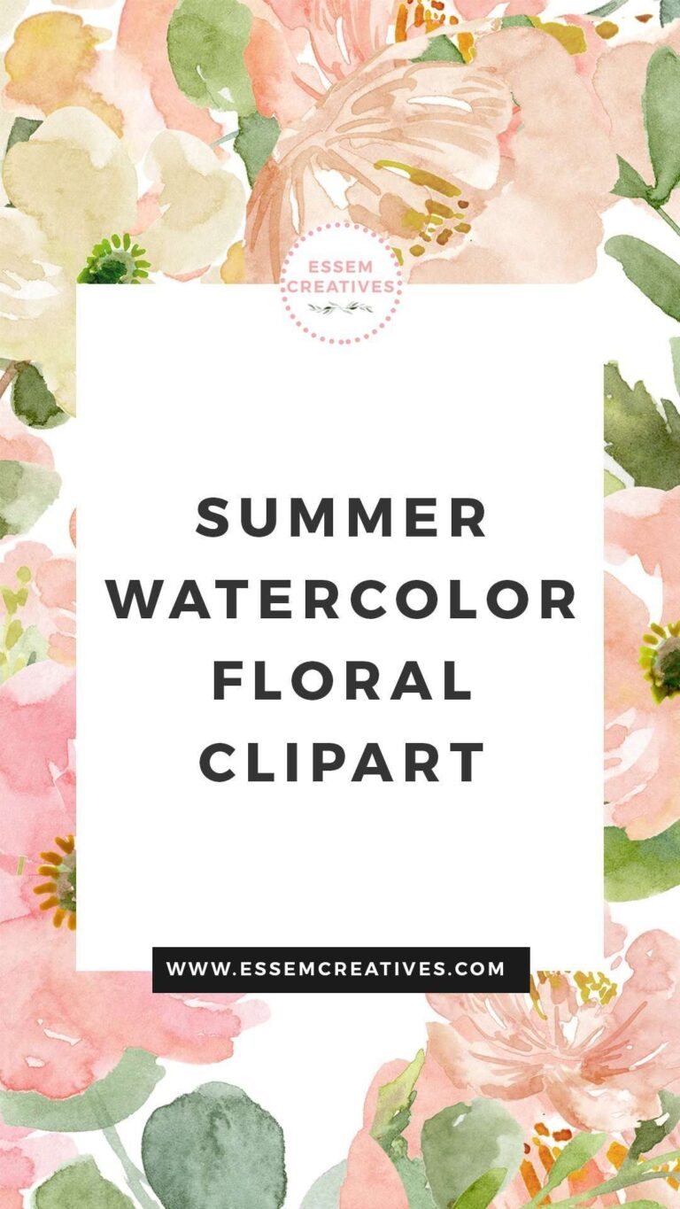 Are you excited about summer, and can't wait to design creative projects for summer? You're at the right place! In this post, I'll round up a few of the best watercolor floral clip art graphics which are perfect for summer designs. Click to see more>>