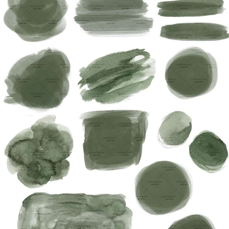 Green Watercolor Clipart Graphics Background Border, Abstract Olive Watercolor Splash Brush Strokes Invitations Branding Logo Scrapbook Planner | Instagram Story Highlight, NEW olive green watercolour clipart for wedding invitations, watercolor labels, birthday party invitations, bullet journal, birthday party, baby shower, bridal shower, planner stickers decor, wall art prints, sublimation, digital or mixed or paper scrapbooking, branding, watercolor texture #watercolor #digitalplanner