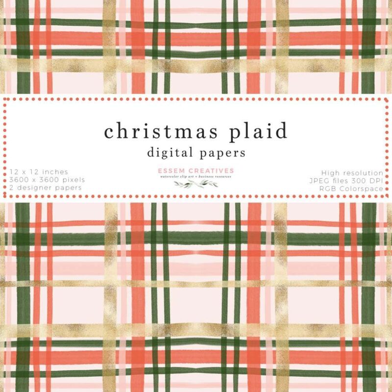 Use this as a Holiday card background or print as sublimation design on t-shirts, mugs, etc., planner stickers, the options are endless. You can also print them out as modern and festive gift wrapping paper, create matching Christmas gift tags and labels, and so much more. Click to see more>>