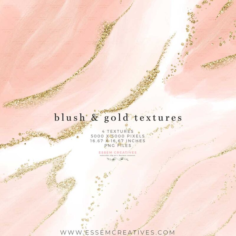 Blush Pink and Gold Vein Watercolor Splash Background for Wedding Invitations Logo, Soft Light Brush Strokes | Create DIY affordable designs - even beginners can use these! Perfect for wedding invitations, bridal shower decor, baby shower party invites and games, sublimation designs, print and cut on silhouette, planner stickers, logo and branding, social media post designs and templates. Click to see more>>