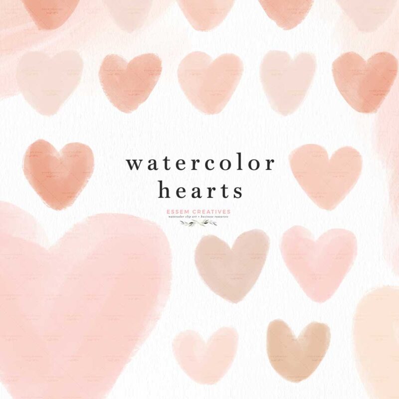 This is a set of Light Blush Pink Watercolor Hearts Clipart. These come in Peach Pink and Pastel Boho Neutral colors. These Valentines Day Graphics with Transparent Backgrounds are perfect for creating your own DIY and affordable party decor, wedding invitations (even if you're a beginner!), bridal shower invites and games, girl baby shower decor and cards. These also work as sublimation pngs, and you can also use them on your cricut or silhouette with the print and cut function.