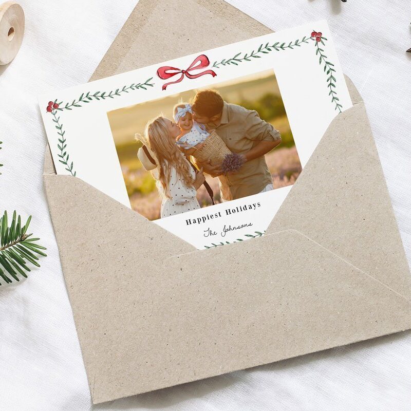 Elevate your holiday greetings with our Greenery Christmas Card Template. Featuring a charming Christmas photo card border, this design adds a touch of festive elegance. Personalize your warm wishes effortlessly with its printable and editable features. Instant download and seamless editing via Corjl make spreading joy a breeze. Make your holiday greetings memorable with this elegant horizontal holiday card