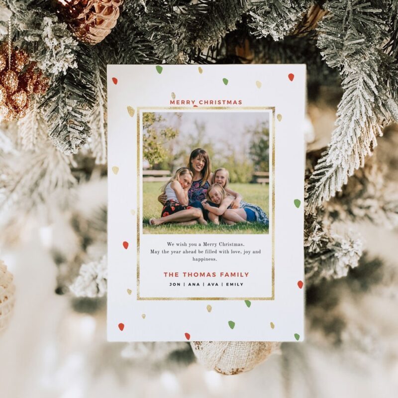 Infuse your holiday greetings with modern elegance using our Christmas Photo Card Template. This minimalist watercolor design radiates sophistication. Easily customize your message with printable, editable features. Instant download and Corjl editing make spreading joy effortless. Make this holiday season memorable with a touch of contemporary charm