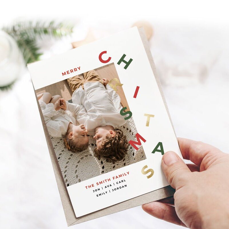 Elevate your holiday greetings with our Modern Minimalist Christmas Photo Card Template. This elegant and contemporary design adds a touch of sophistication to your messages. Customize effortlessly with printable, editable features. Instant download and Corjl editing make it a breeze. Spread joy with style this festive season!