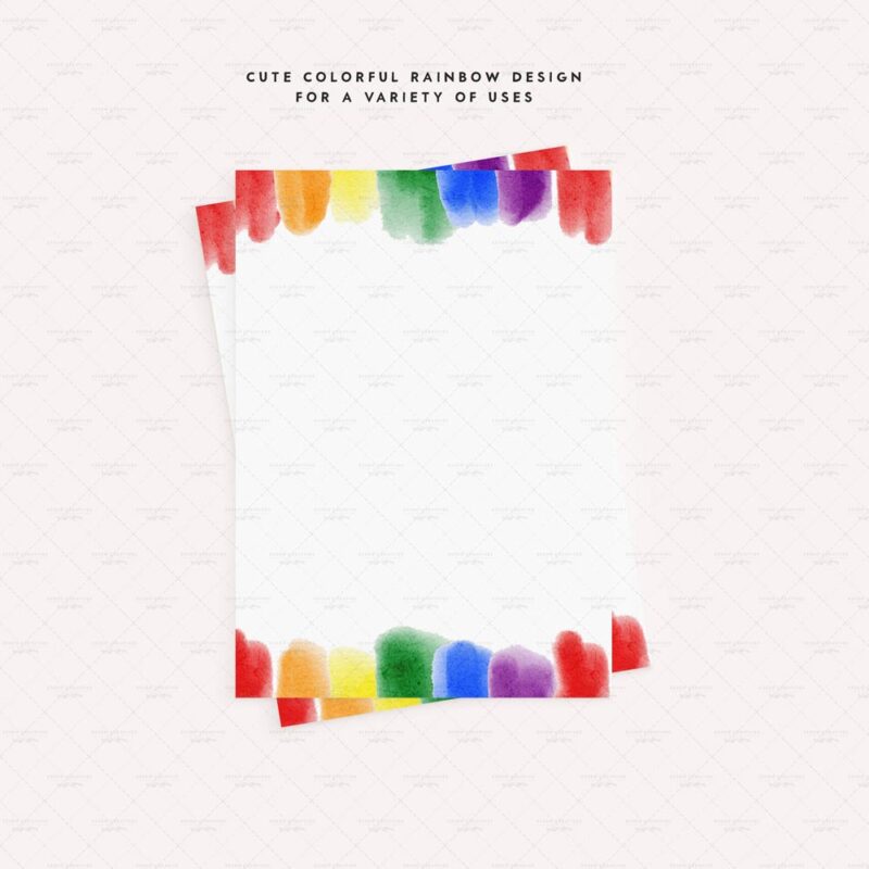 Create colorful stationery with our Rainbow Editable Blank Template! 🌈 Design personalized cards, signs, and more with ease using this Microsoft Word Docx file. Get creative today! 🎨 #DIY #RainbowDesigns #PrintableCards
