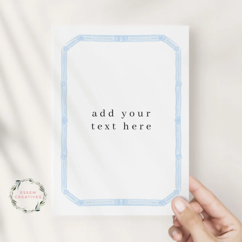 Grandmillenial Bamboo Frames Watercolor Clipart, Pastel Blue Green Pink Mahjong Party Invitation Frames, Aesthetic Hand Drawn Light Simple | Hand painted bamboo frames clipart for simple, elegant, minimal and classy timeless designs. Click to see more>>
